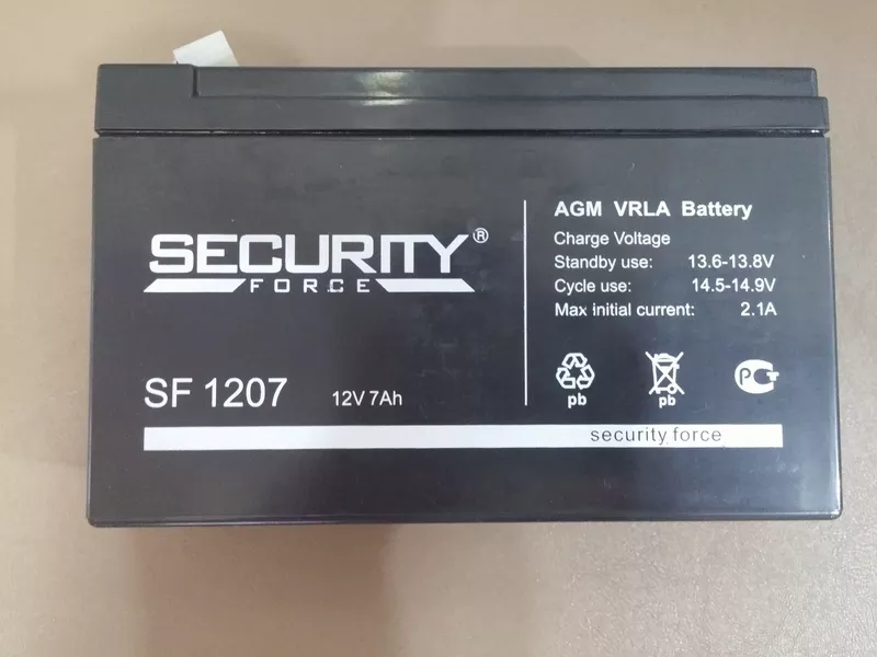 Аккумуляторные батареи Security Force SF 1207