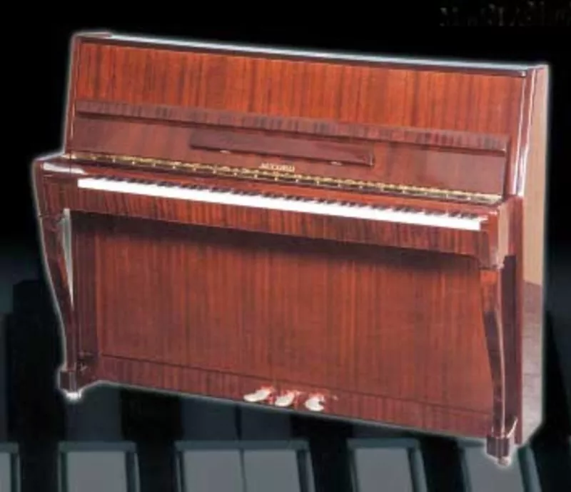 пианино аккорд,  88г. трех-педальный,  коричневый-лакированый